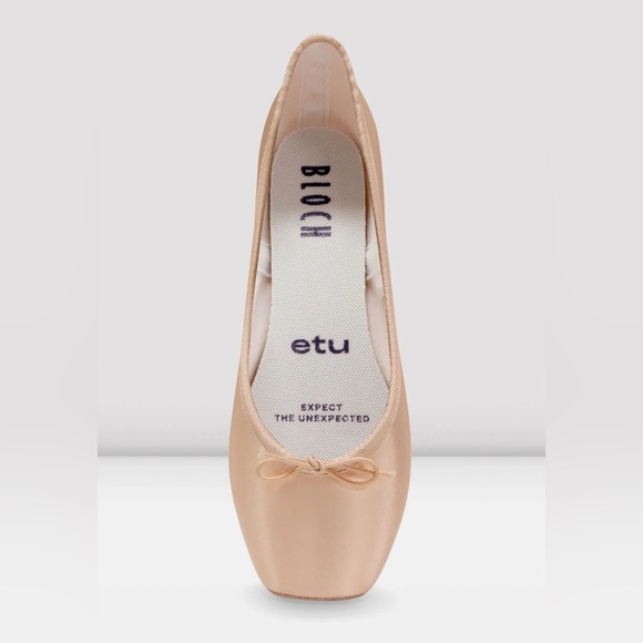 Bloch Etu Flex Suede Toe Pointe Shoes Pink Satin S1160LTMF - Picture 1 of 7
